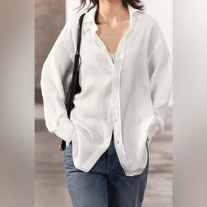 ZARA 100% SILK SHIRT
